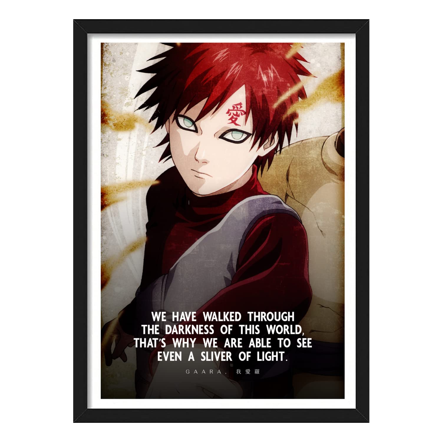 Naruto Shippuden Framed Poster - Minato Namikaze Art -23