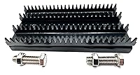 Vista 6 de Buff Rake - Repuesto de placa de metal Cabeza de dientes de rastrillo de rueda de pulido con 2 tornillos Herramienta de rastrillo de pulido