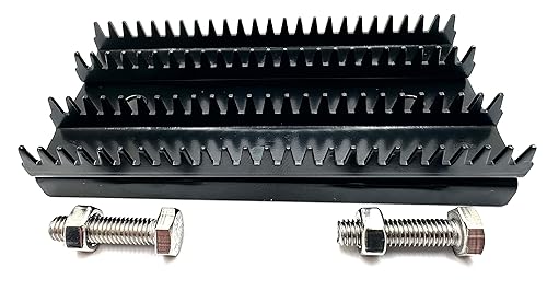 Miniatura 6 de Buff Rake - Repuesto de placa de metal  Cabeza de dientes de rastrillo de rueda de pulido con 2 tornillos  Herramienta de rastrillo de pulido