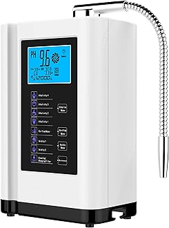 AlkaDrops Water Ionizer, Water Purifier Machine PH 3.5-10.5 Alkaline Acid Water Machine,Up to -500mV ORP, 8000 Liters Per Filter,7 Water Settings,Auto-Cleaning,Intelligent Voice