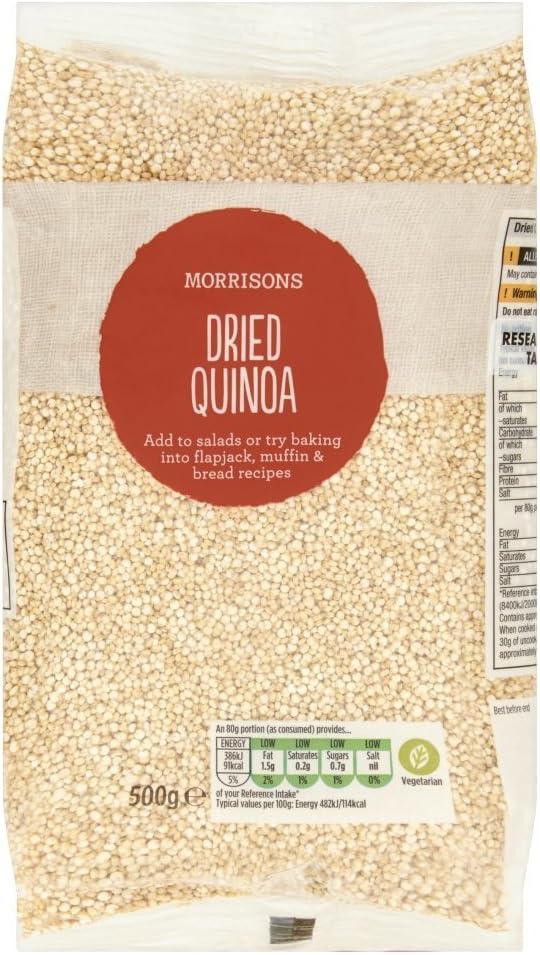 Morrisons Quinoa, 500 g Amazon.co.uk Grocery