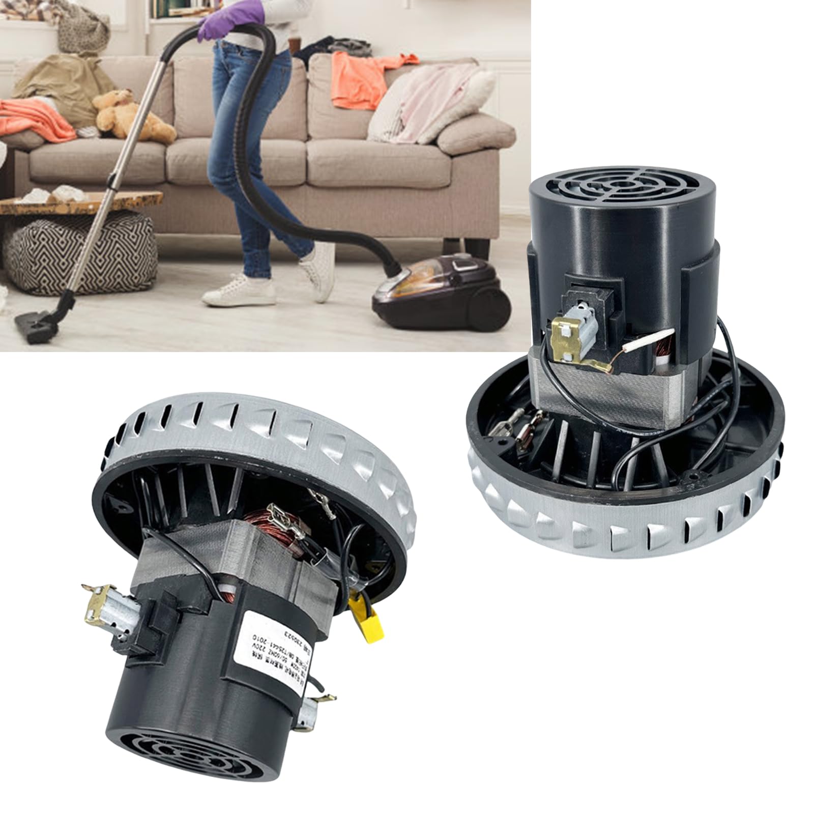 Efficiente 1400W Aspirapolvere Motore 130mm Diametro Motore di Ricambio Motore Riparazione Adatto Per Wet E Dry Aspirapolvere