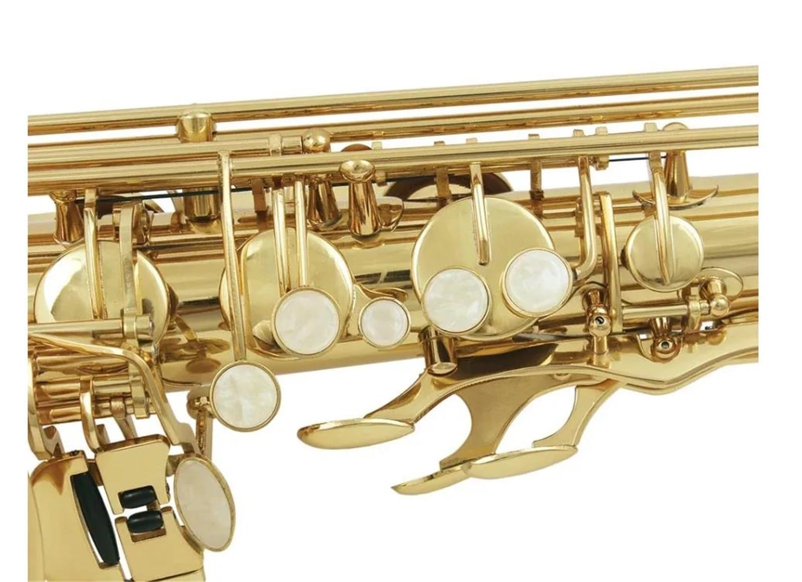B dur klasyczny saksofon tenorowy profesjonalny instrument dęty drewniany elektroforeza złocenie Saksofon