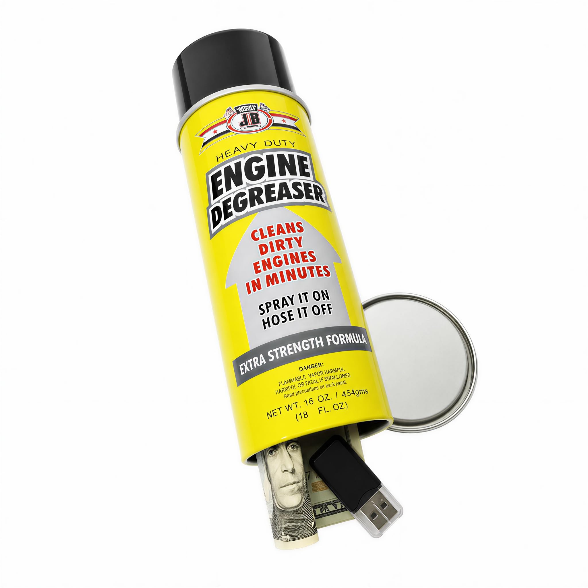 Boîte dégraissant moteur compartiment caché protège clés argent