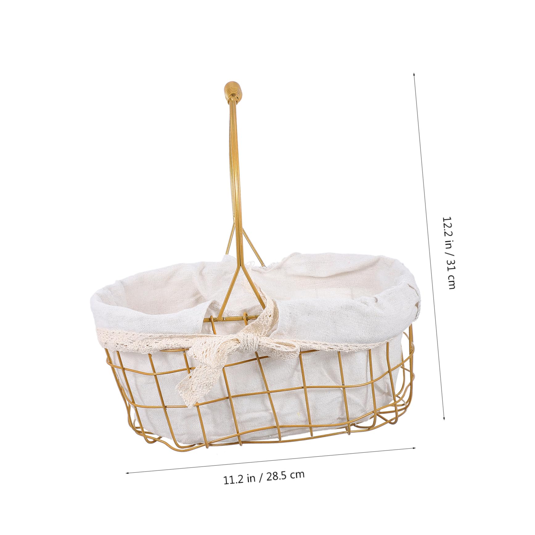 Cesta De Portátil Cesta De Flores De Mano Resistente y Ecológica Para Eventos