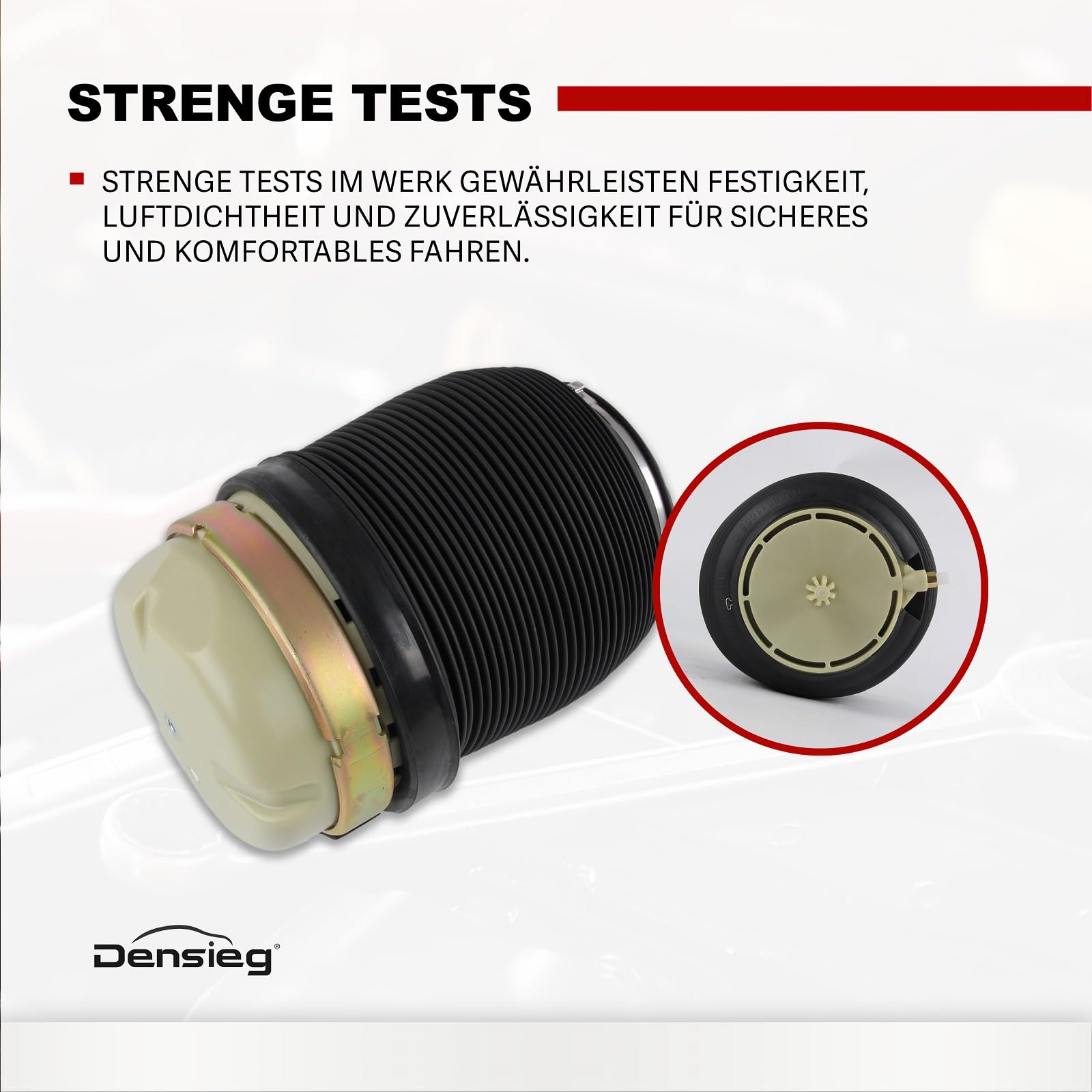 Luftfederung hinten für Audi A6 C6 4F Allroad Quattro (2004–2011) – Federbalg Air Suspension Ersatz 4F0616001 / 4F0616001J – Hinterachse Luftfeder