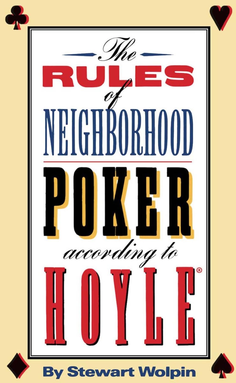 Buy The Rules of Neighborhood Poker According to Hoyle — BookShops.in