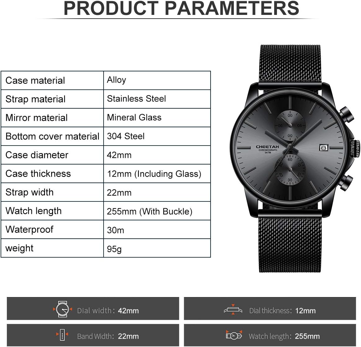 Vignette Montre Homme Vue 3