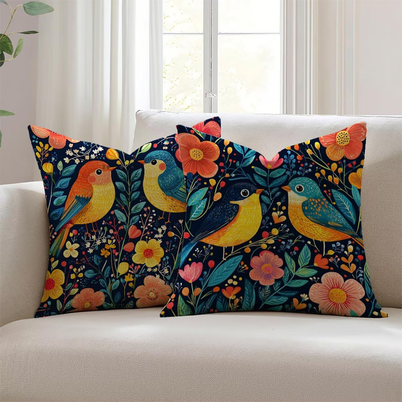 Housses de coussin de salon de jardin Lejnlnng 26x26 lin déperlant imperméable canapé