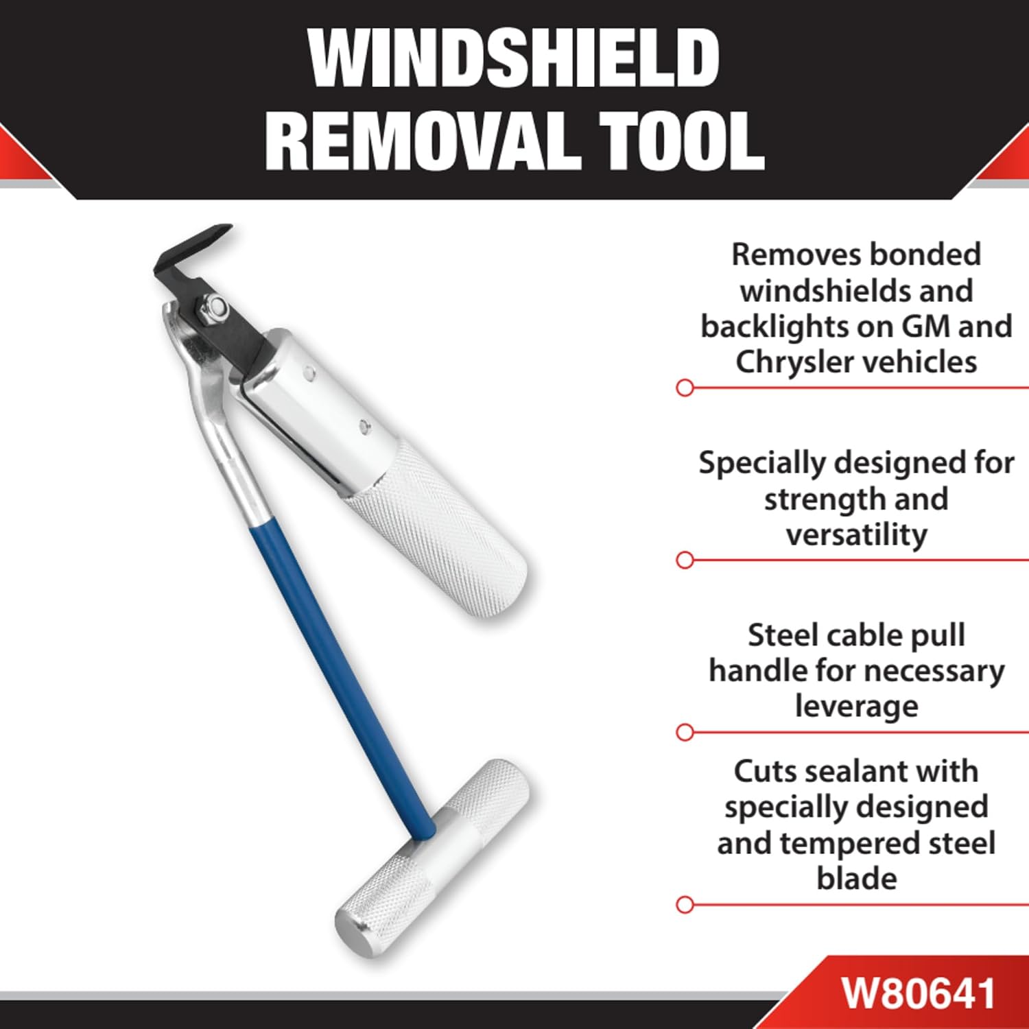 Performance Tool W80641 Windshield Removal tool
