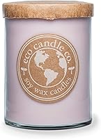 Vista 117 de ECO CANDLE CO. Vela reciclada, Pastel de Ron y Caramelo, 26 oz. - Aromas de Caramelo, Ron, Arce, Almendra, Pera y Vainilla - 100% Cera de Soya, Sin