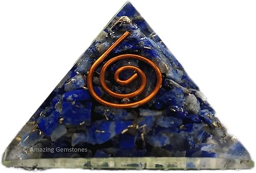 Pirámide de orgón pequeña para protección, protección de energía negativa y rejilla de cristal - pirámide de bricolaje para colgante de collar