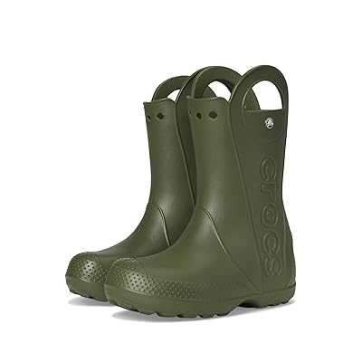 Crocs Kids Handle It Rain Boots (Big Kid/Little Kid) Kids Shoes Army Green