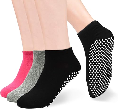 Calcetines antideslizantes para pilates, ballet, yoga, para mujer