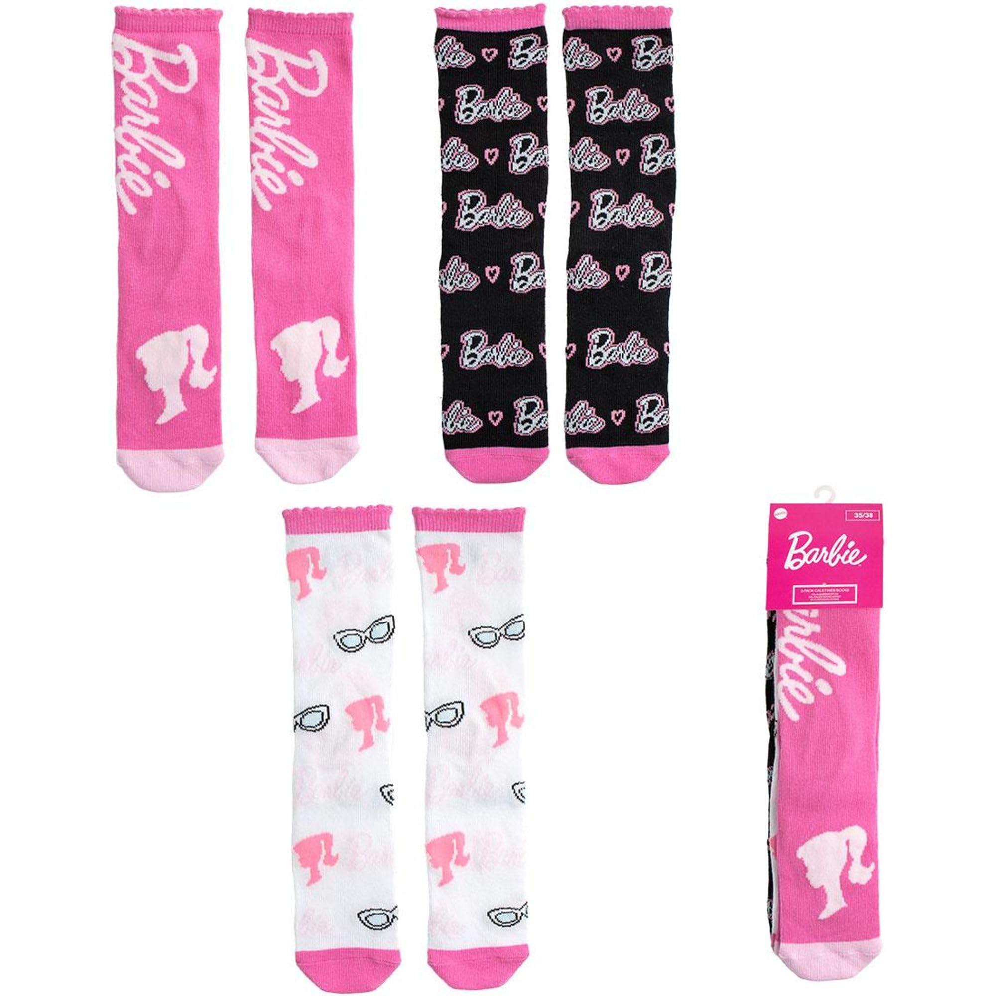 CERDÁ LIFE'S LITTLE MOMENTS Unisex Kid's Pack Calcetines 3 Piezas Barbie Socks, Multicoloured, 31-34