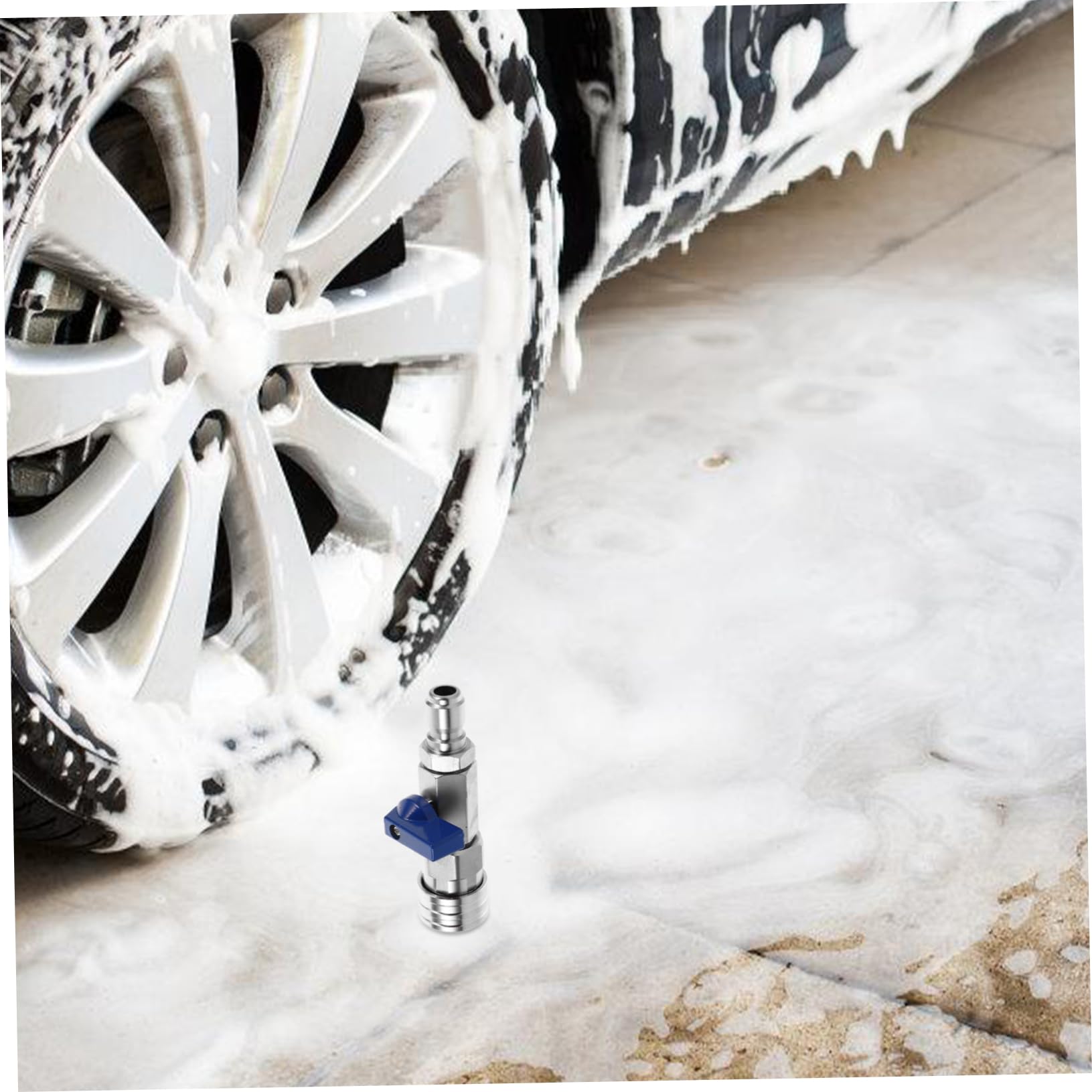 ifundom 5 Pezzi Valvola Inossidabile per Pressione Accessorio per Pulizia Lavaggio Auto e Giardinaggio Resistente e Duraturo per Ad Pressione