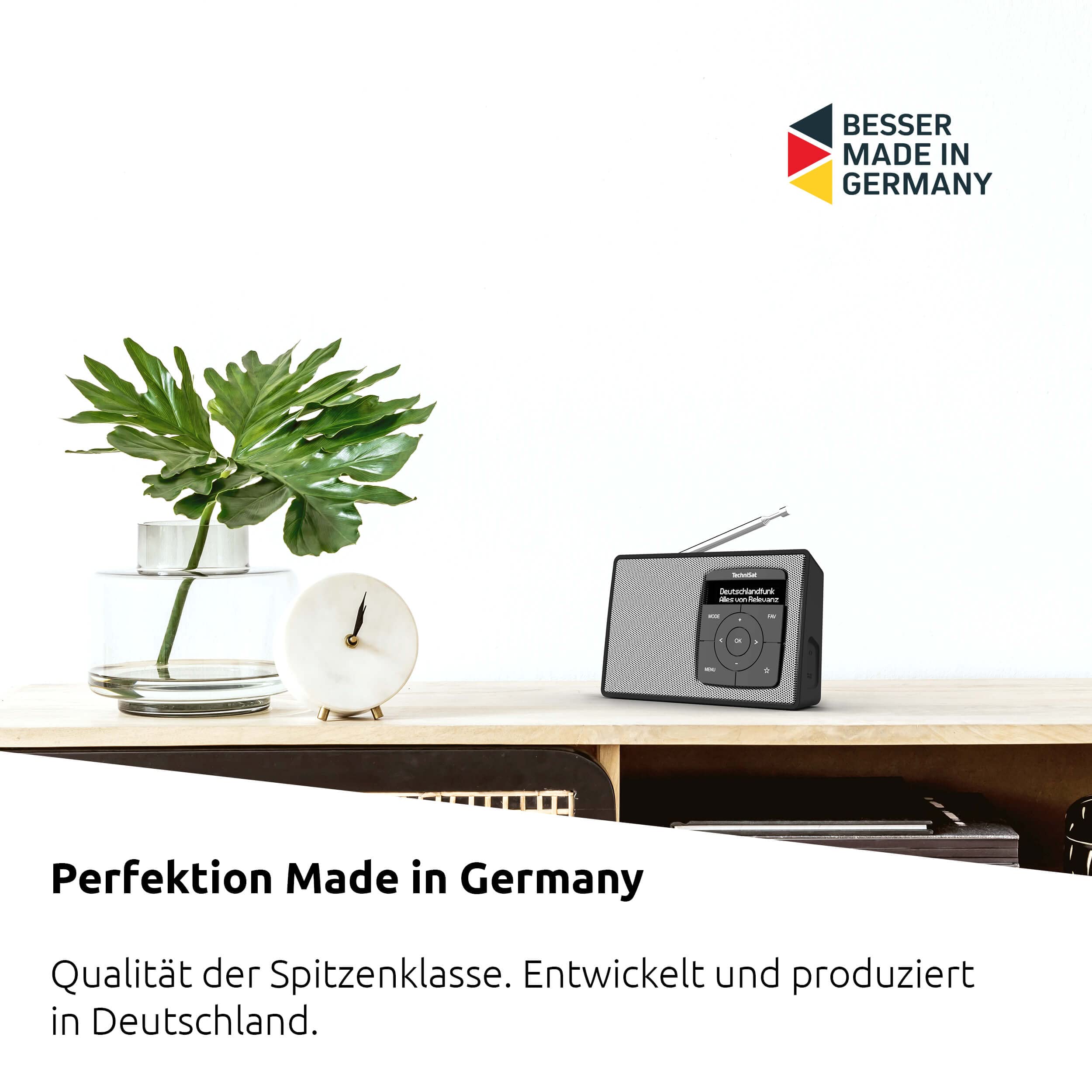 TechniSat DigitRadio 10 IR mini stereo tuner met WIFI internet, Spotify, DAB , FM en Bluetooth voor stereo installaties | TechniSat | De