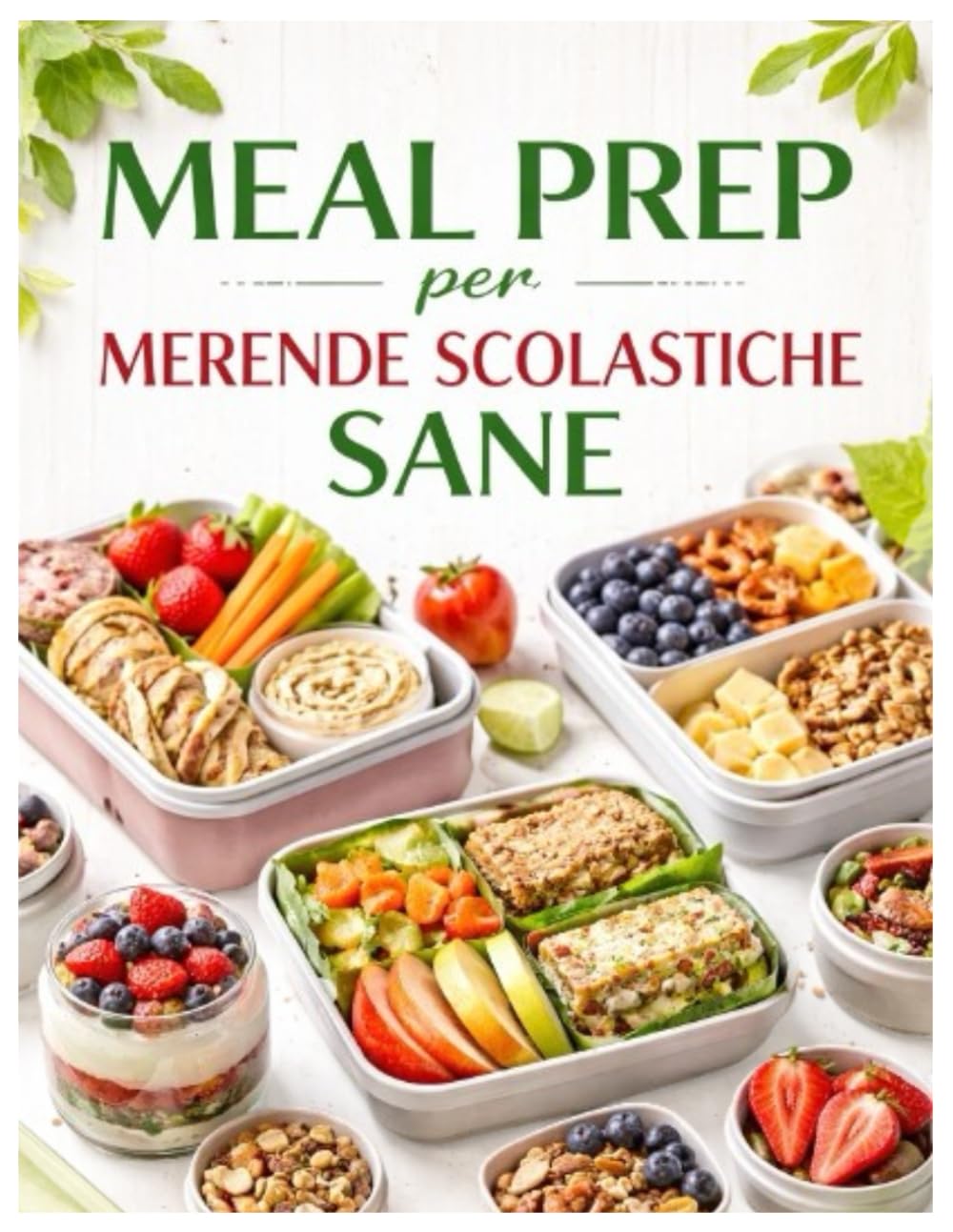 Meal Prep per Merende Scolastiche Sane: Guida Pratica per Genitori: Organizzazione, Ricette Veloci e Consigli Nutrizionali per Bambini Pieni di Energia