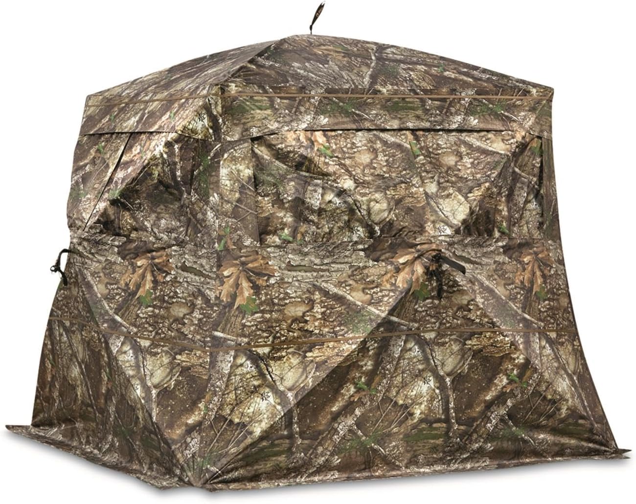 Guide Gear Flare 270 Pop-Up Hunting Camo Ground Blind for Deer, Duck, Bow, and Turkey Hunting Gear, Equipment, and Accessories RT APX