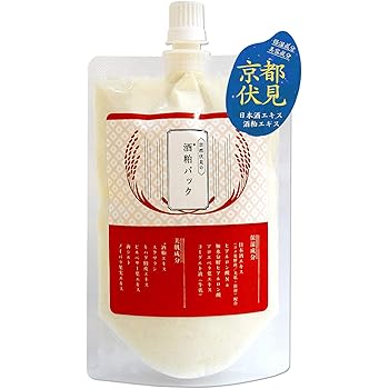 Amazon 酒粕パック 170g 日本製 京都 伏見 酒粕エキス配合 酒粕美容パック 顔用 クリーム 京都伏見の酒粕パック フェイスパック 通販