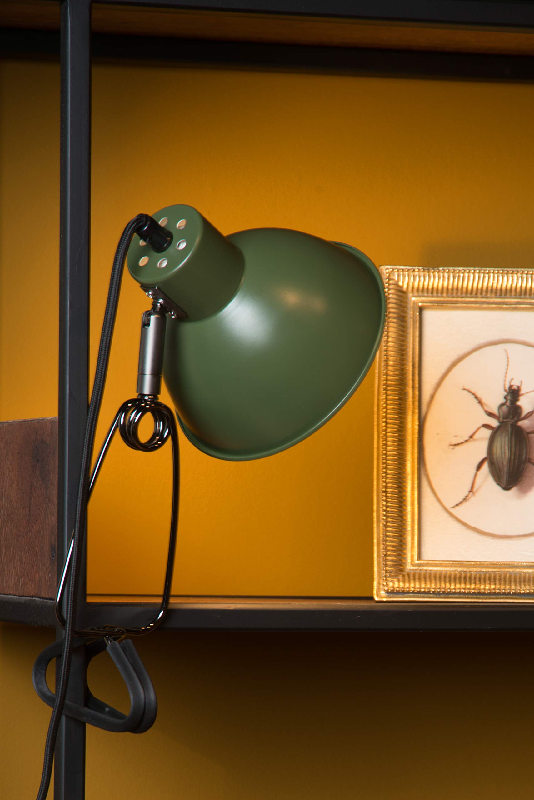 LUCIDE MOYS - Lampe à pince - 1xE27 - Vert
