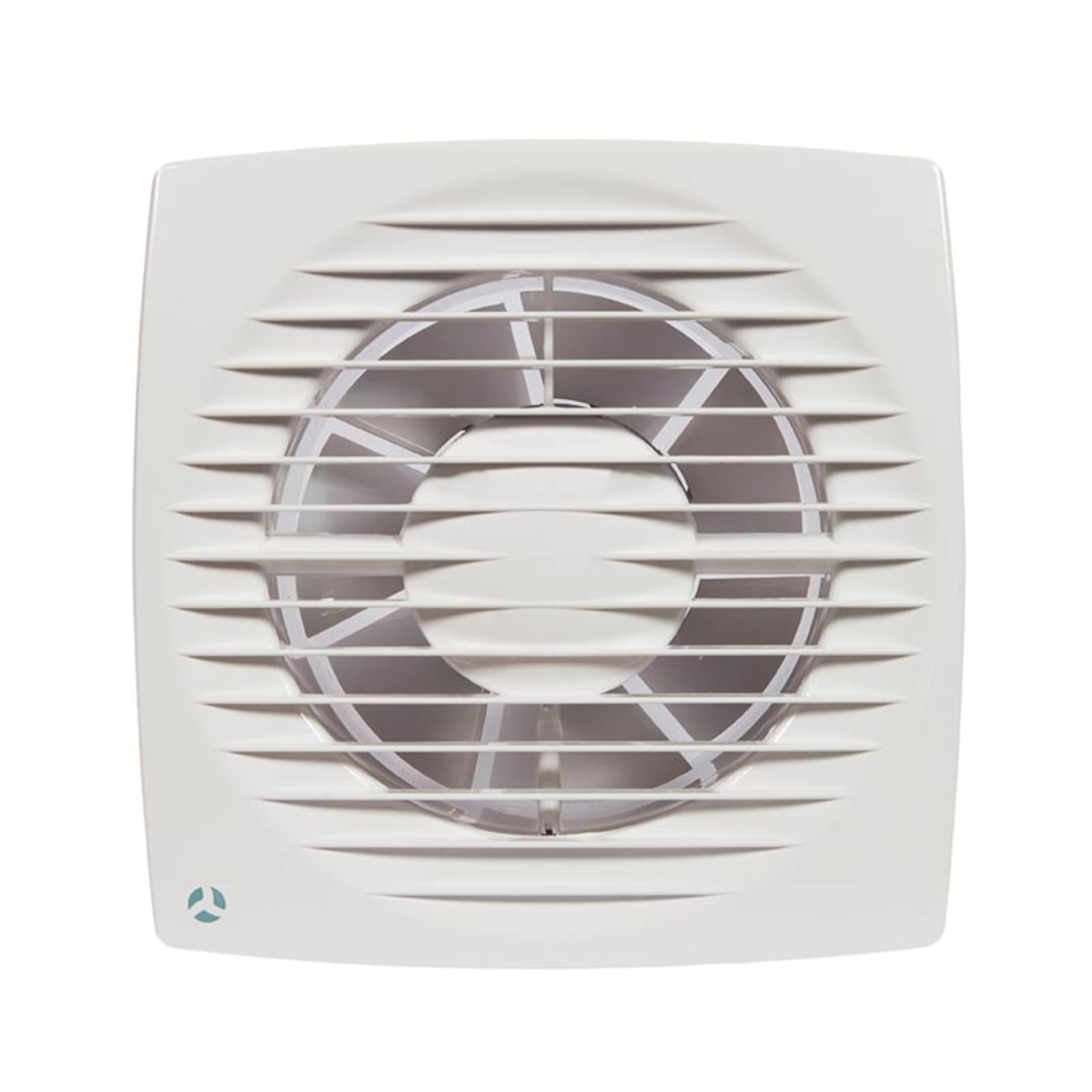 Airflow Aura 125B Bathroom Extractor Fan – Basic Control, Compact Design, Quiet Operation (31 dB), IPX4, 115 m³/h, 125mm Duct