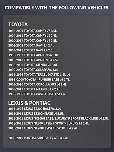 Miniatura 3 de Marsflex Sensor de oxígeno O2 234-4622 13355 de escape calentado compatible con Toyota Camry Avalon Sienna 4Runner RAV4 Solara Matrix Lexus ES300
