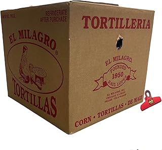 El Milagro Corn Maiz Tortillas - Munchie Box Reserve - (Plastic, (40) 10 oz Packs)