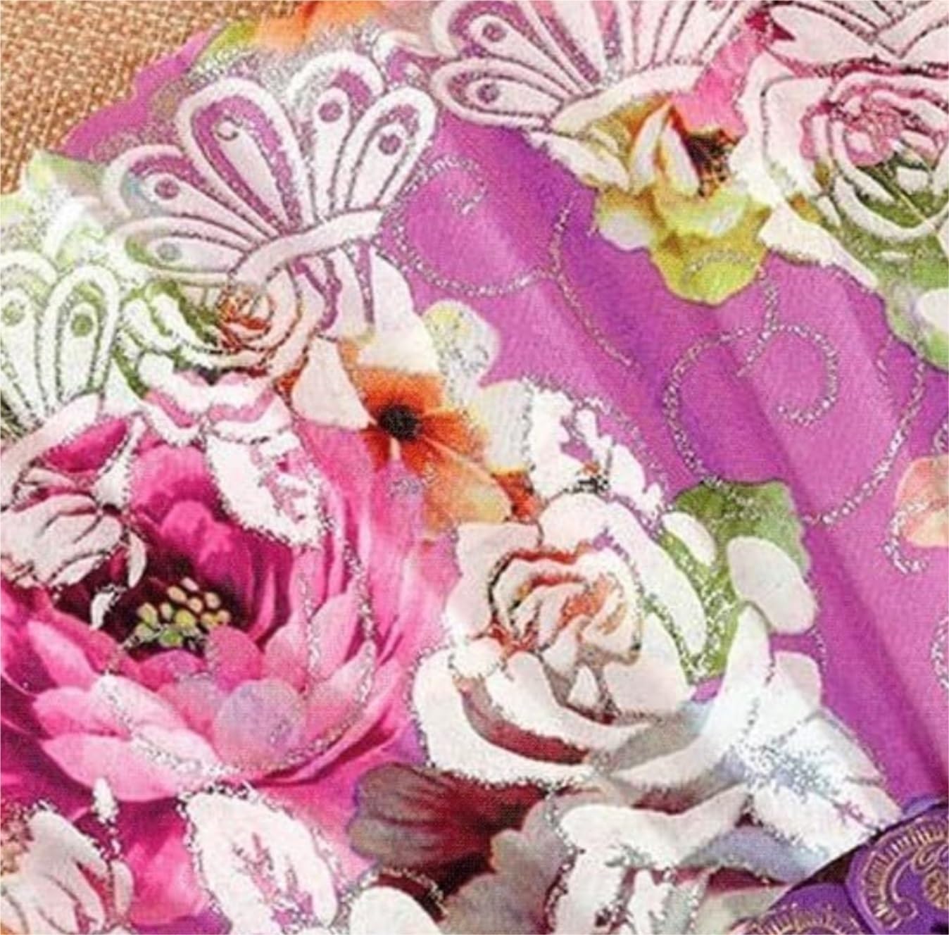 Abanico Plegable De Mano Fiesta Accesorios Abanico De Mano con Diseño Rosas, Plegable Japonés Portátil, Chino para Bailar, Cosplay, Accesorios para Fiesta Boda(G)