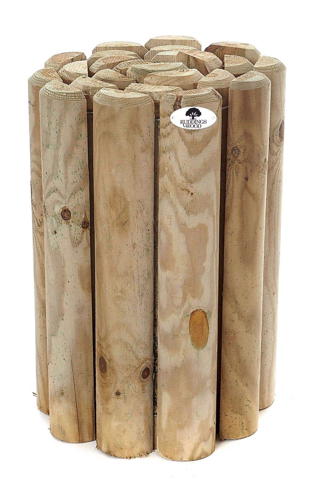 RUDDINGS WOOD 20" Log Roll Border Edging