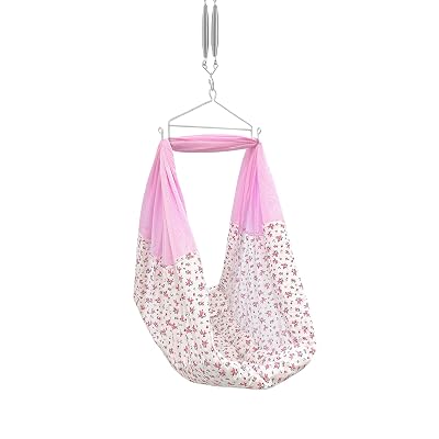beetot New Born Baby Swing Cradle (Jhula) | Cradle Set with Mosquito Net, Spring, and Triangle Hanger | Weight Capacity 