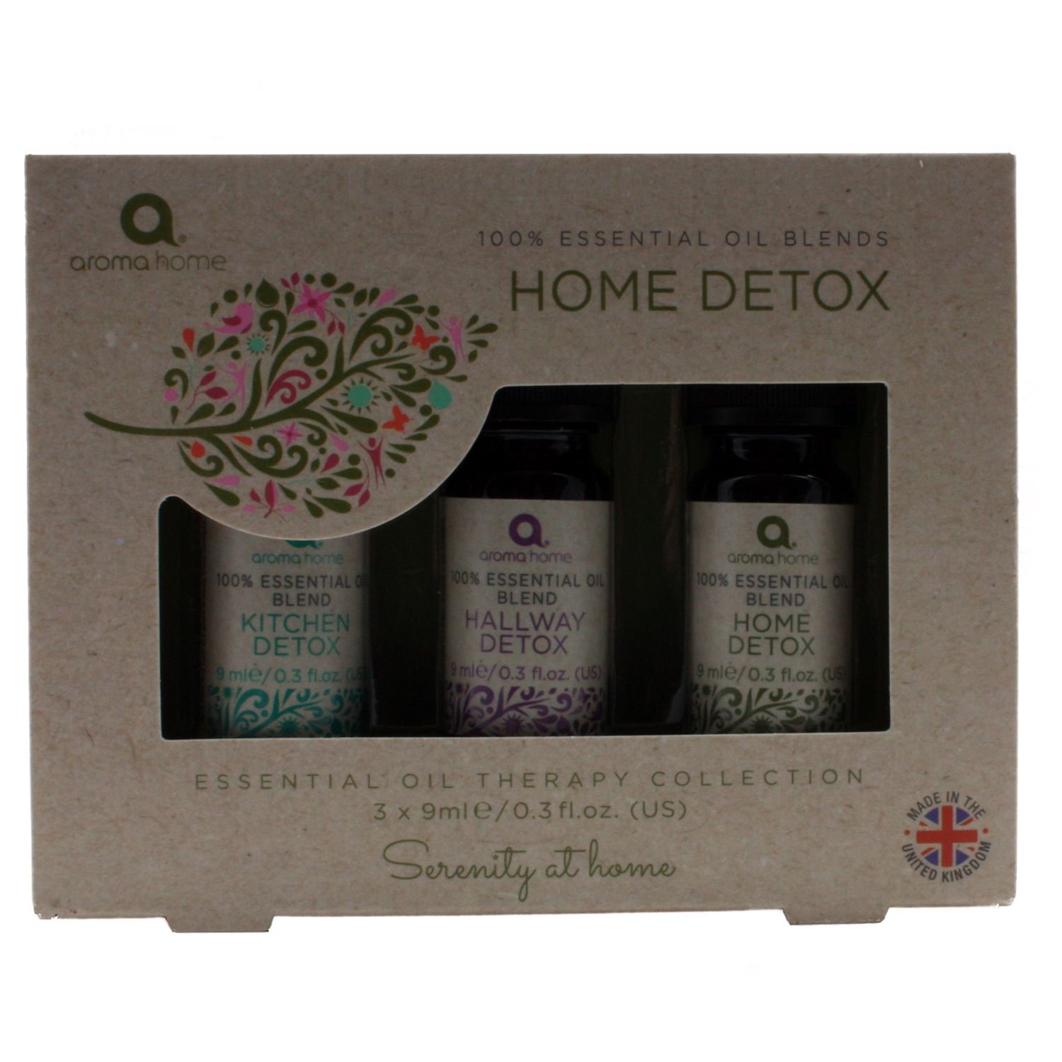 Aroma Home Deko-Geschenkset, ätherische Öle, 9 ml, 3 Stück