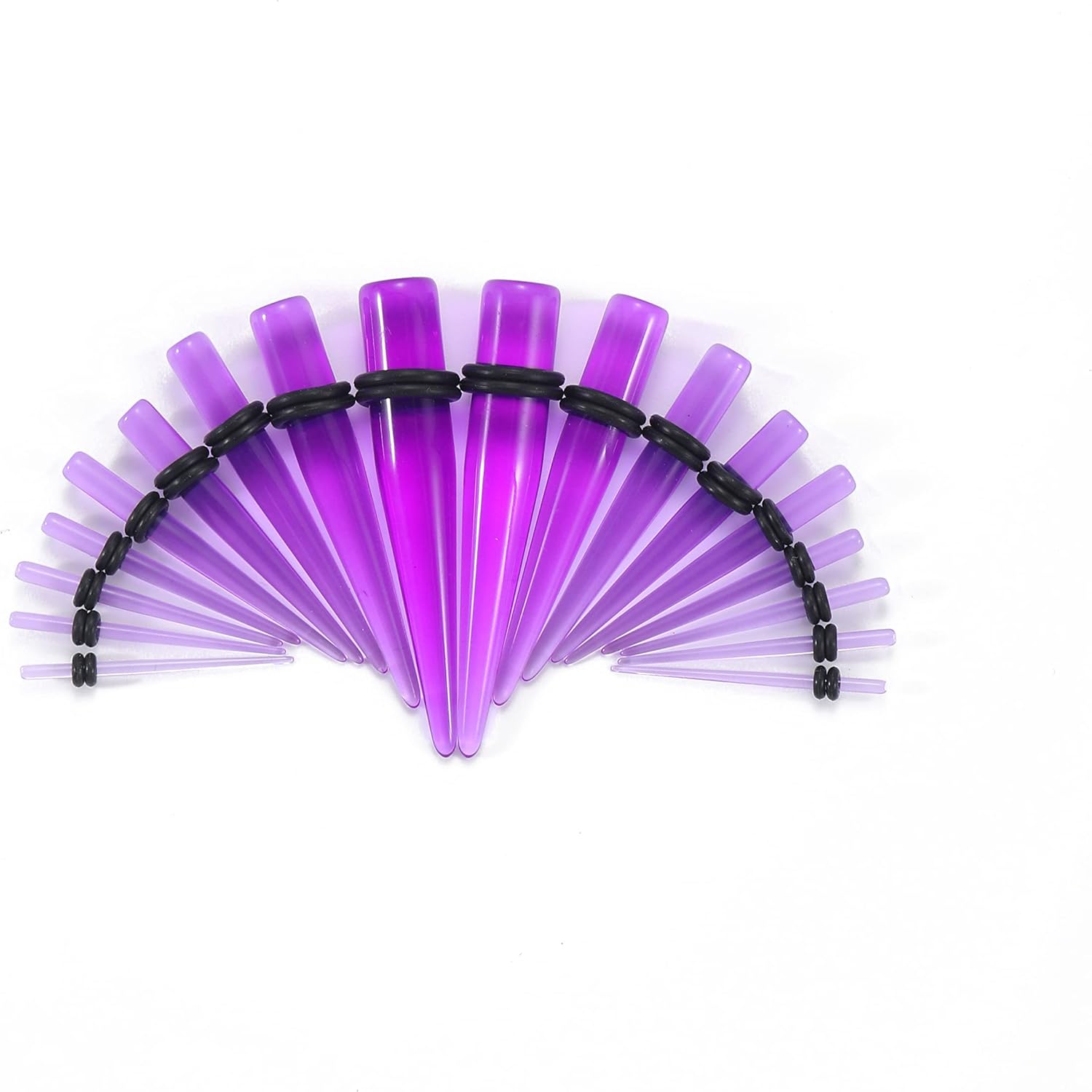 Memsion Ear Stretching Kit 54 Pieces 14Gauges-00Gauges Earrings Piercing Kit - Image 3