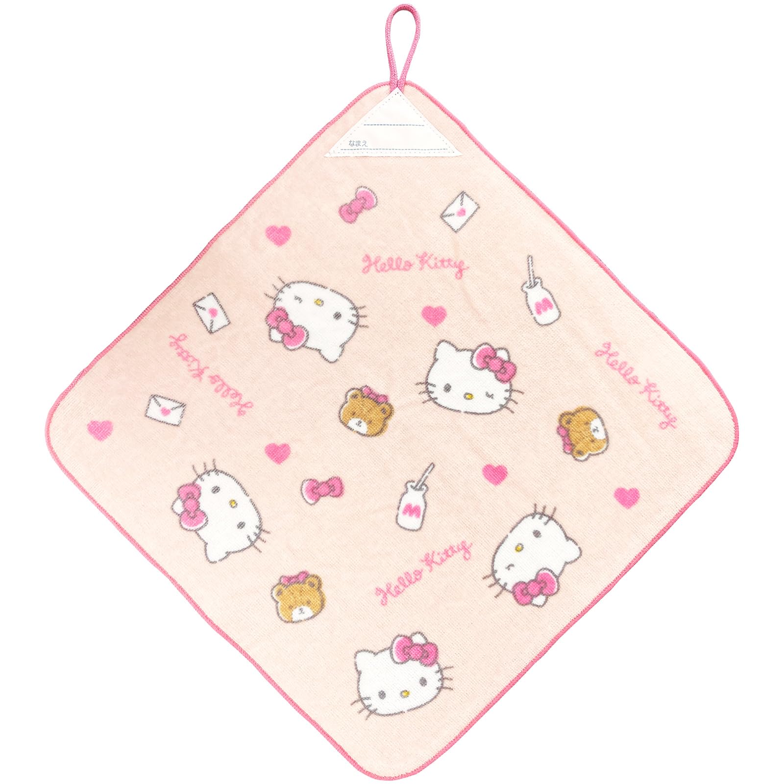 Amazon｜林(Hayashi) ループ付ハンドタオル 約34×34cm サンリオ ハロー