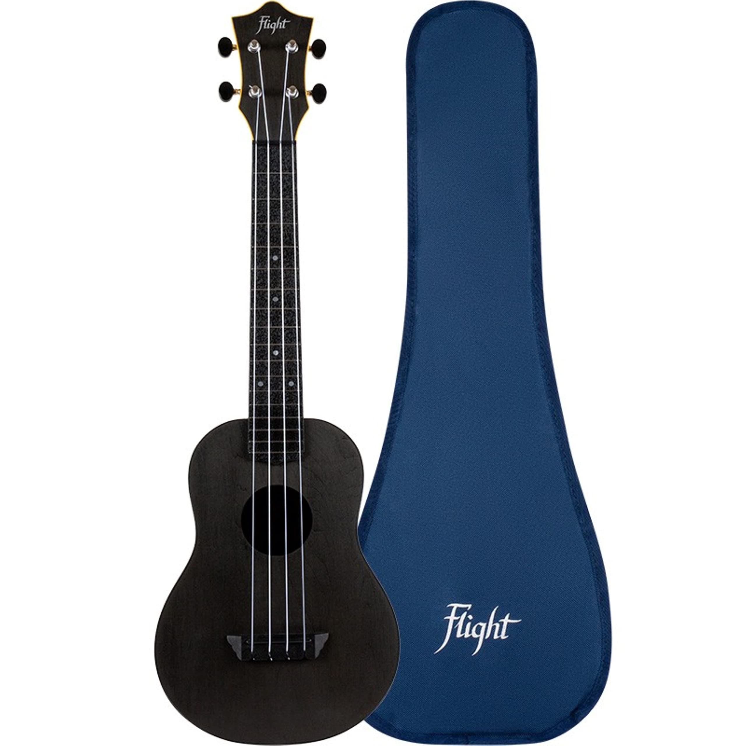 TUC35 ABS koncertowa ukulele podróżne - czarne