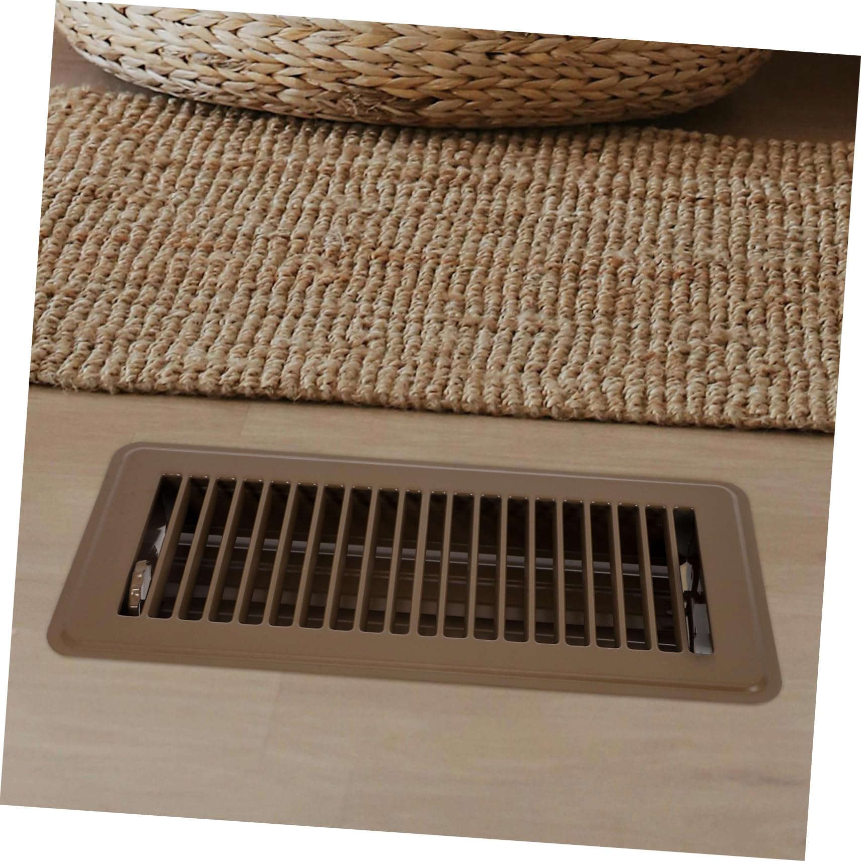 Griglia di Ventilazione Prese D'aria in Ferro Marrone per Pavimento Facili da Installare Multiuso per Edifici Industriali e Commerciali per Condizionamento