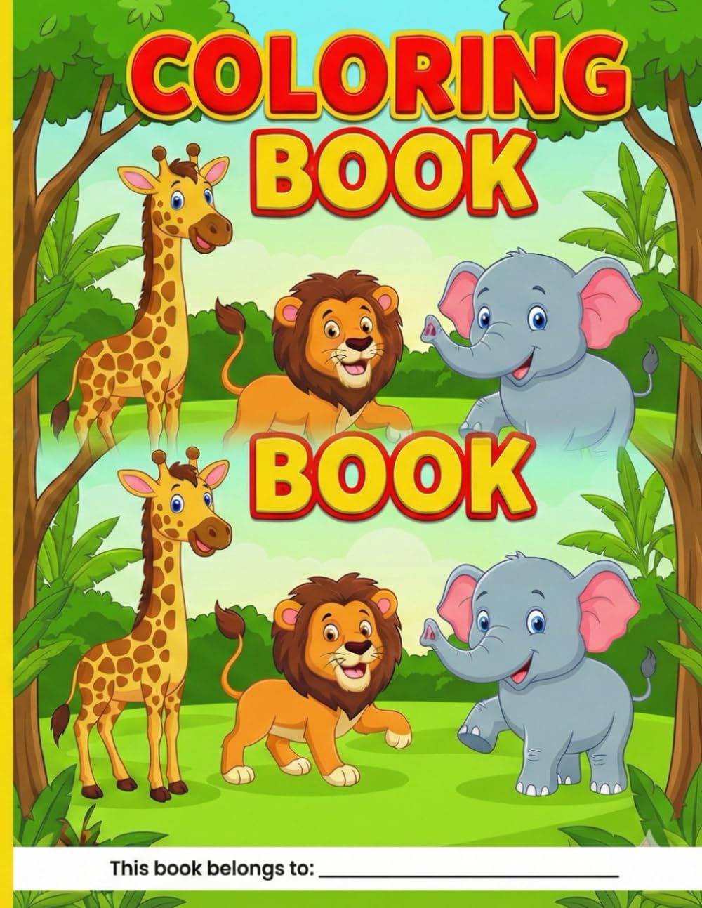 My First Big Coloring Book of Words: Animals, Vehicles, and Fun Stuff