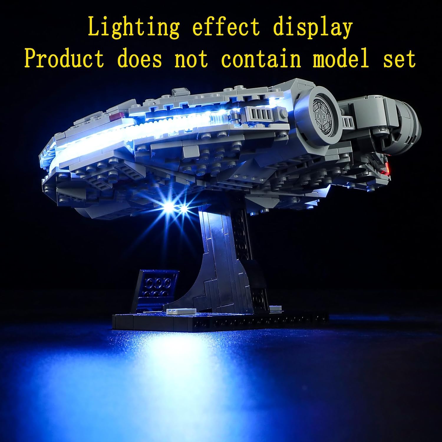 GEAMENT Version 2024 LED Light Kit Compatible with Lego 75375 Millennium Falcon (Model Set Not Included)