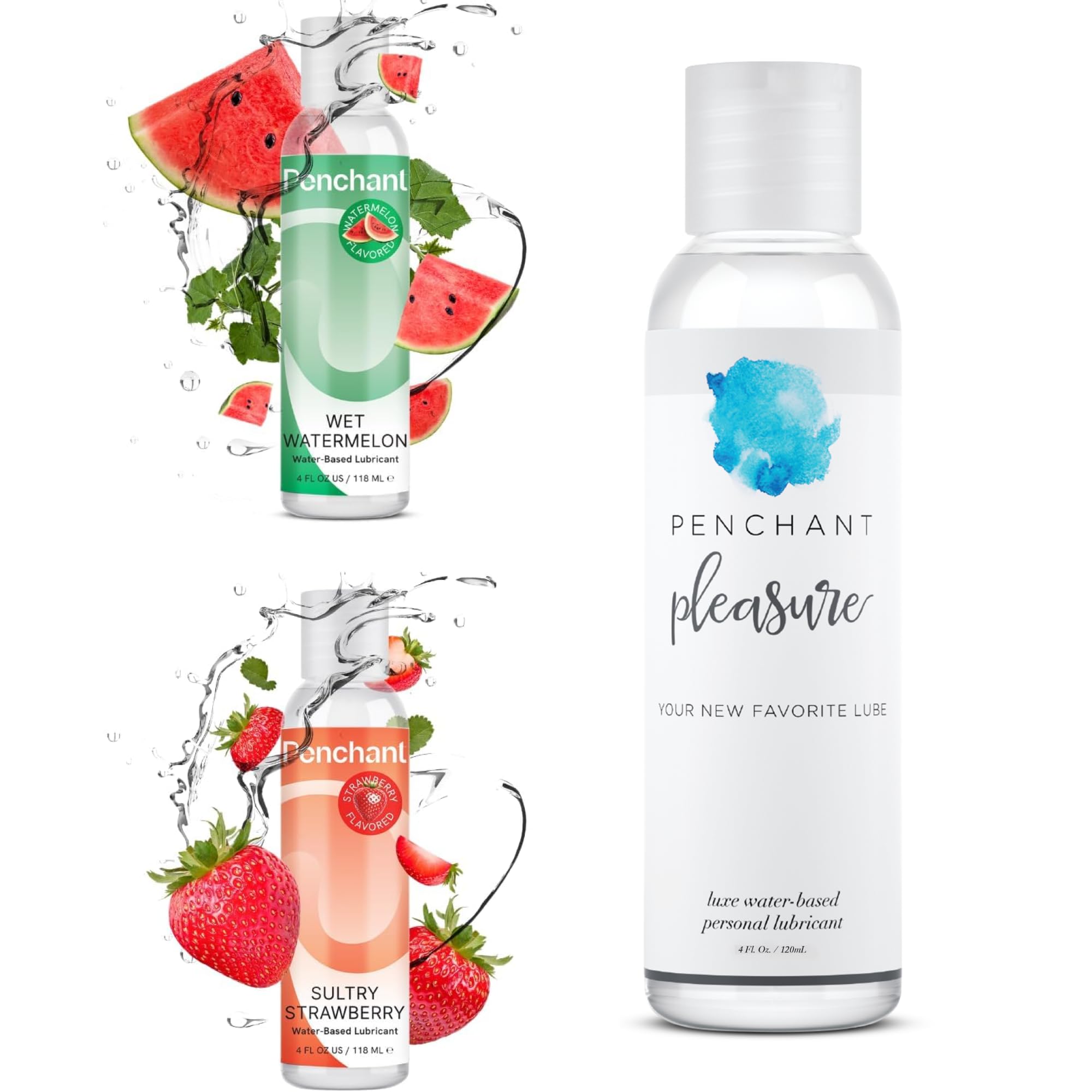 Penchant Classic Water-Based Personal Lubricant for Women and Men Smooth Clean-Rinsing Personal Lube for Everyday Use - Unscented, Condom Compatible Lube for Sex - Made in USA (20 fl oz) Penchant Classic Water-Based Personal Lubricant for Women and Men Smooth Clean-Rinsing Personal Lube for Everyday Use - Unscented, Condom Compatible Lube for Sex - Made in USA (20 fl oz)