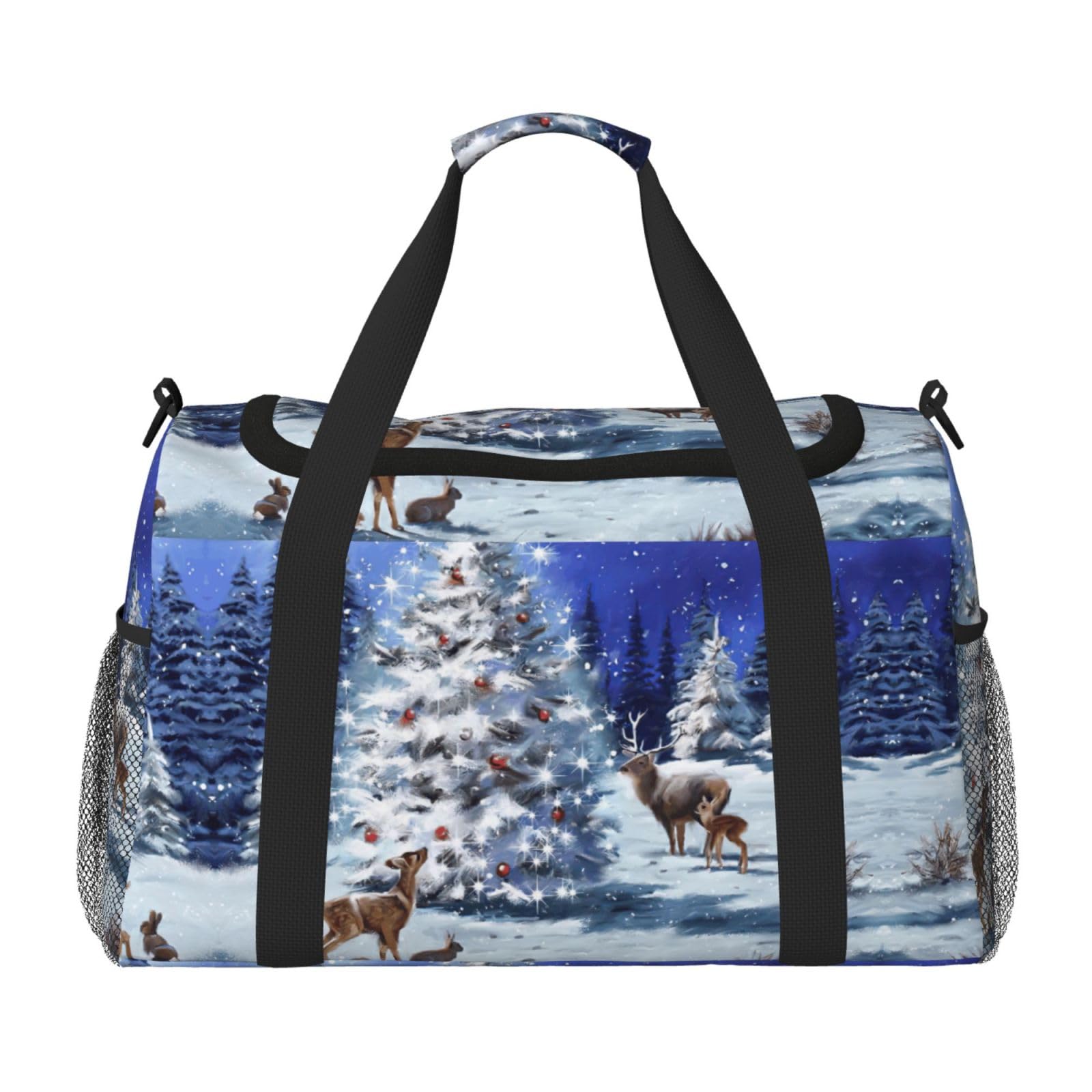 Świąteczna torba na ramię kobiety mężczyźni podróżna torba crossbody torebka torba na ramię torebki robocze codzienna torba hobo