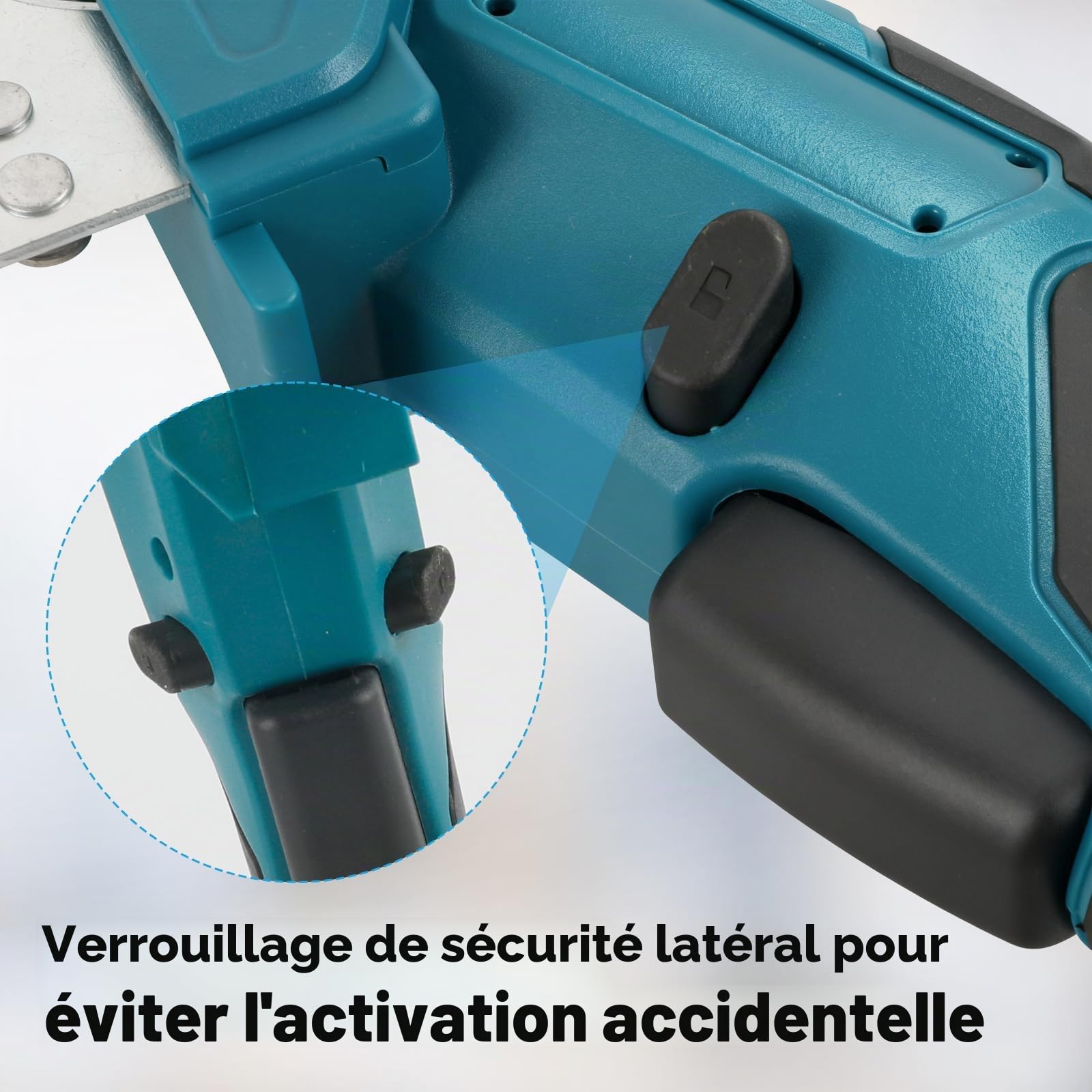 Coupe-carton électrique pour Makita 18 V, ciseaux à tissu sans balais avec 3 lames, verrouillage de sécurité, coupe-rouleau à batterie portable pour tapis, cuir, films plastiques, aluminium