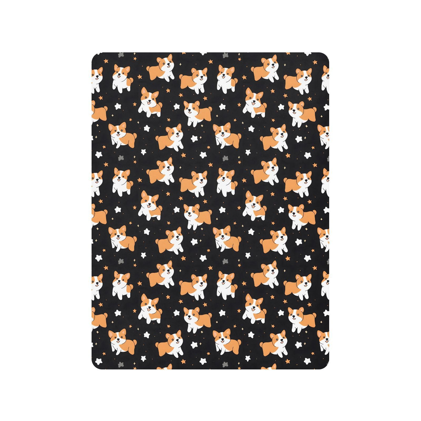 Drap-housse pour berceau de bébé amusant avec étoile pour garçons et filles - 71,1 x 132,1 cm