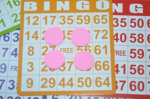 Vista 76 de SmartDealsPro juego de 100 fichas de aprendizaje de plástico opaco, de 1 pulgada, para juegos de fichas, minipóquer, con caja de almacenamiento