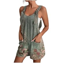 Short Jumpsuits for Women,2024 Summer Trendy Outfits Vacation Beach Jumpsuits Rompers & Overalls Dressy Casual
