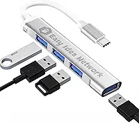 Adaptador Hub Usb Tipo C Type-C 4 Portas 5 Gbps Usb 3.0 Função OTG ORIGINAL Mobile Desktop Notebook Macbook - Easy Idea Network