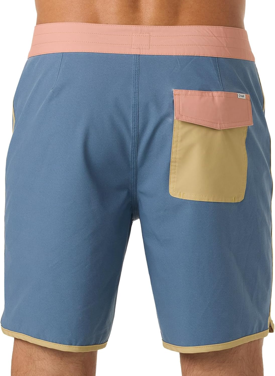 O'NEILL Men's O'Riginals Pigment Scallop 18 Inch Boardshorts | Hyperfreak Stretch, Vintage Wash Comfort