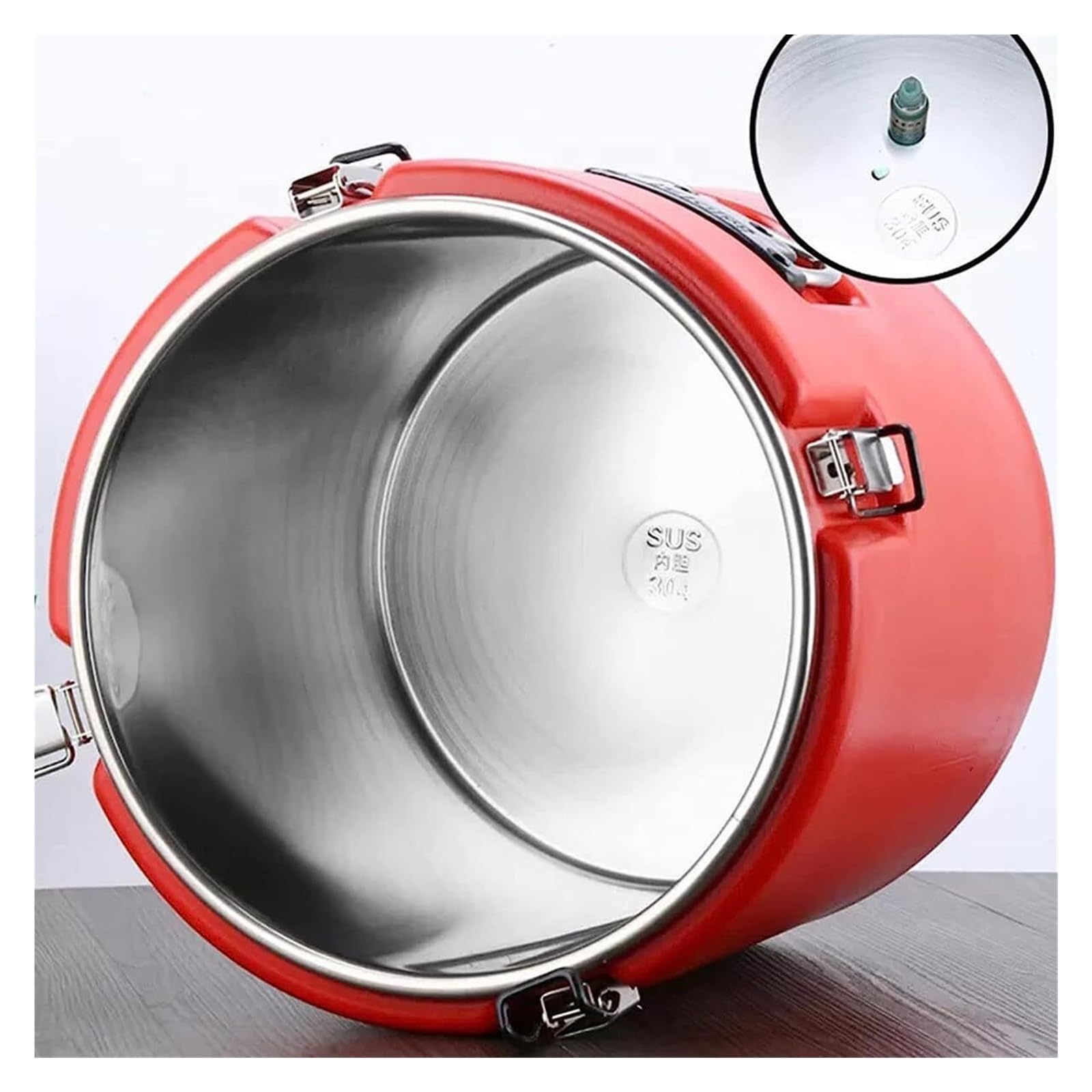 Termo para Agua Caliente 20L 30L 40L 50L, Dispensador Aislado de Acero Inoxidable con Grifo, para Café, Bebidas y Sopa, Gran Capacidad para Restaurantes, Bares, Catering y Oficina