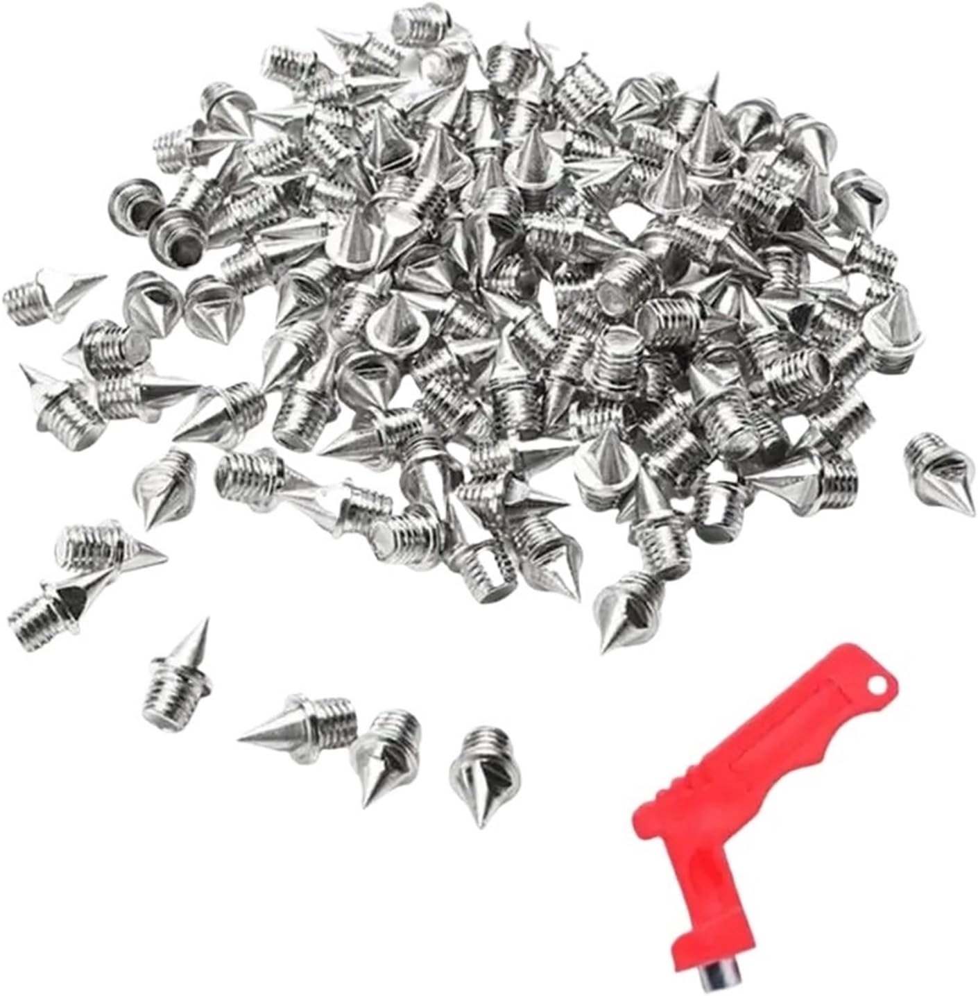 Track Spikes 150Pcs Track Spikes with Wrench and Crosses Country for Shoes Field Needle
