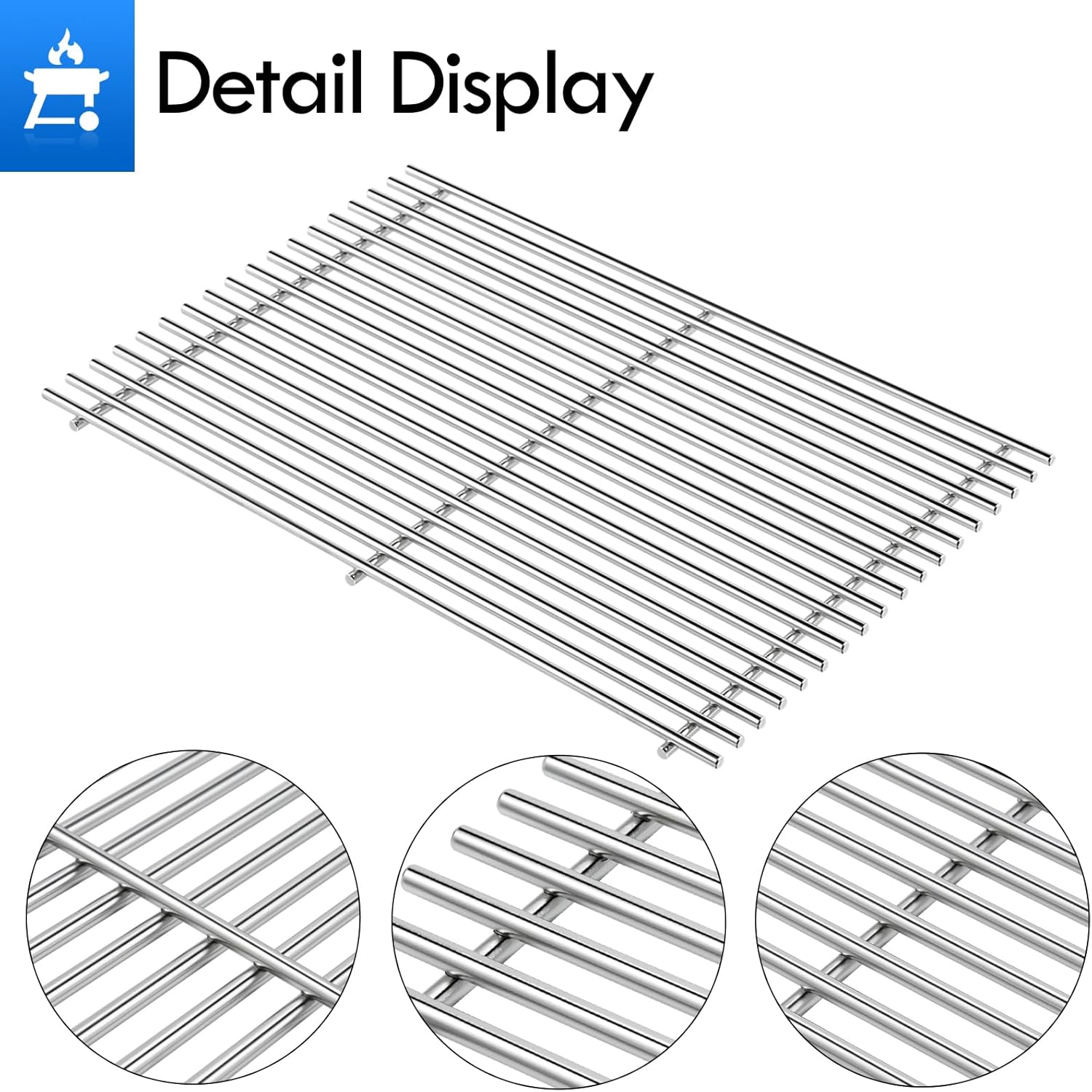 Genesis II E-310 Replacement Parts for Weber Genesis II Grill Parts GS4 II E310 II E-315 II E-330 II E-335 II E-345 Grill Grates Flavorizer Bars Heat Deflectors Genesis 2 Parts 66095 66032