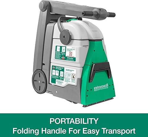 Miniatura 9 de Máquina de limpieza a motor de la marca Bissell BigGreen modelo BG10 con 2 motores para unalimpieza profunda Verde 1